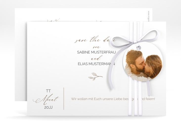 Save the Date-Karte Plain A6 Karte quer