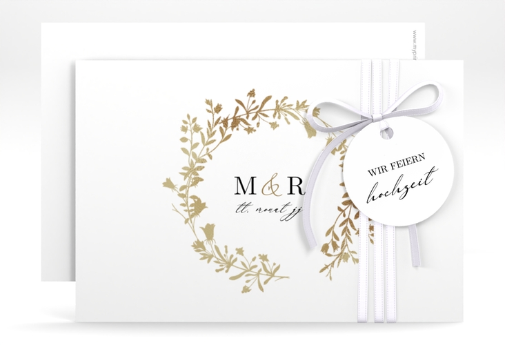 Save the Date-Karte Filigree A6 Karte quer