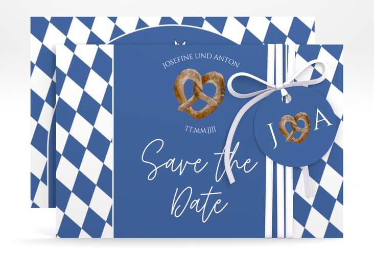 Save the Date-Karte Bayrisch A6 Karte quer
