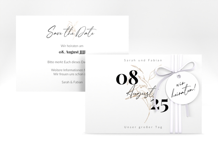 Save the Date-Karte Seed A6 Karte quer