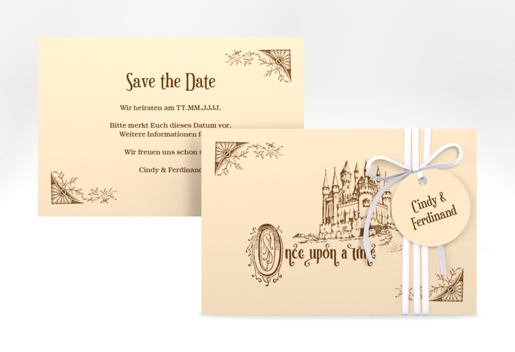 Save the Date-Karte "Storybook" A6 quer