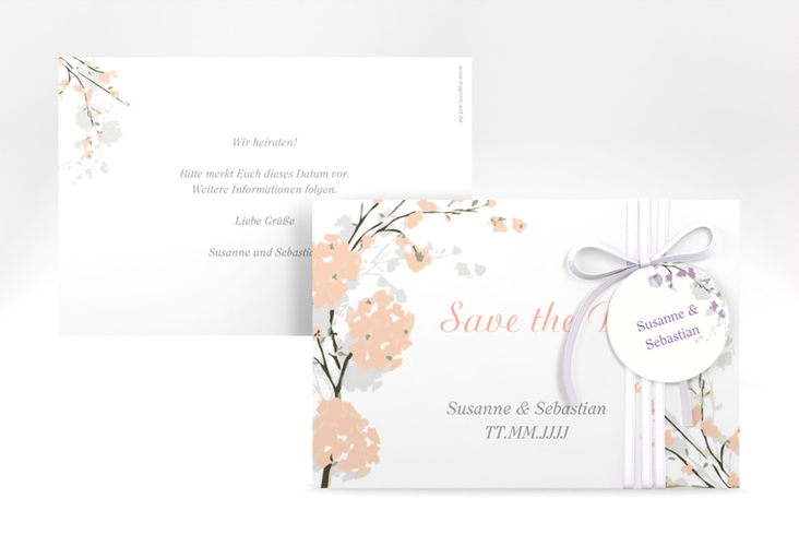 Save the Date-Karte Hochzeit Salerno A6 Karte quer