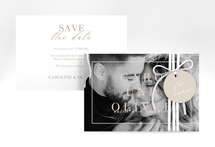 Save the Date-Karte Moment A6 Karte quer