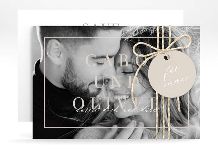 Save the Date-Karte Moment A6 Karte quer