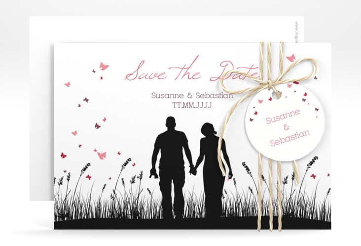 Save the Date-Karte Hochzeit Rouen A6 Karte quer