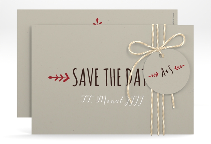 Save the Date-Karte Hochzeit Eden A6 Karte quer