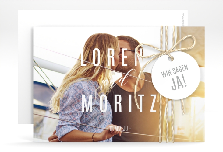 Save the Date-Karte Memory A6 Karte quer
