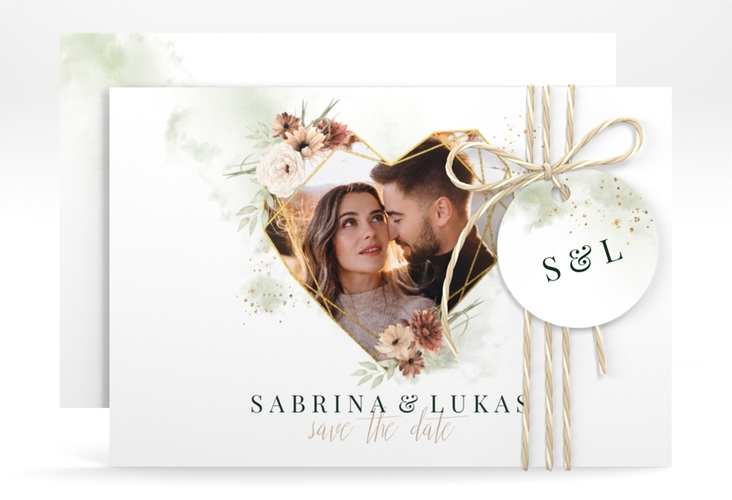 Save the Date-Karte Odeur A6 Karte quer