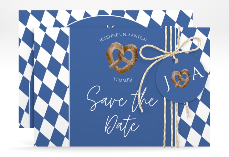 Save the Date-Karte Bayrisch A6 Karte quer