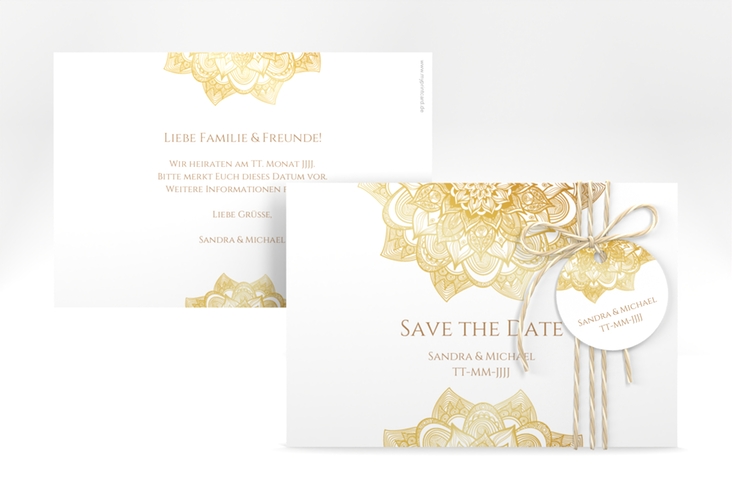 Save the Date-Karte Hochzeit Delight A6 Karte quer