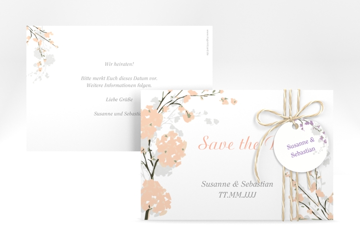 Save the Date-Karte Hochzeit Salerno A6 Karte quer