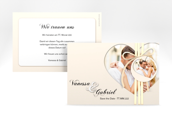 Save the Date-Karte Sweetheart A6 Karte quer hochglanz