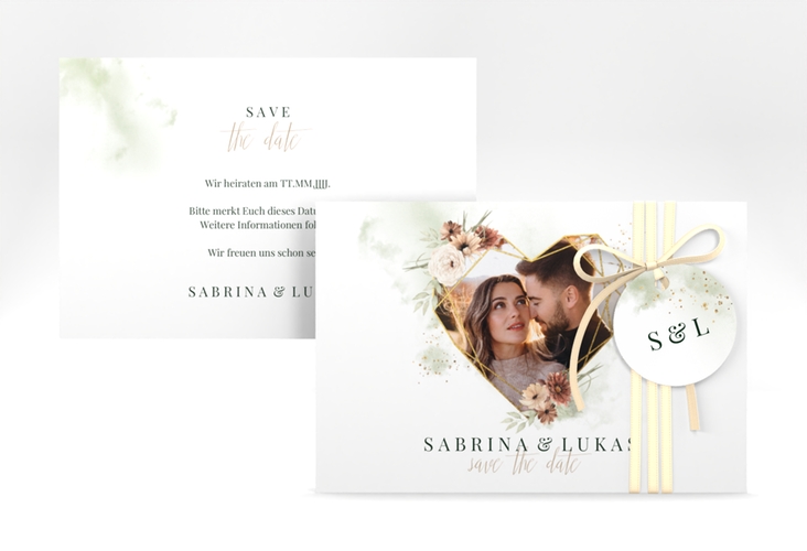Save the Date-Karte Odeur A6 Karte quer