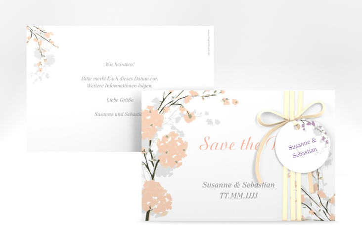 Save the Date-Karte Hochzeit Salerno A6 Karte quer hochglanz
