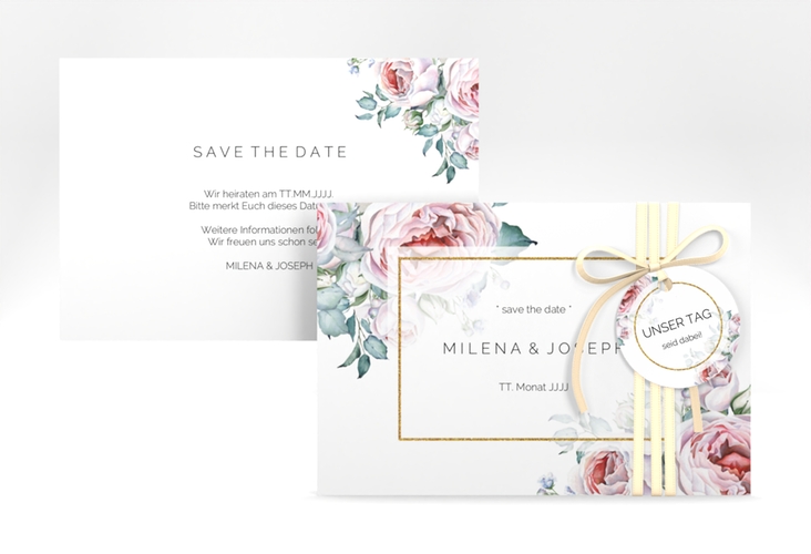 Save the Date-Karte Embrace A6 Karte quer