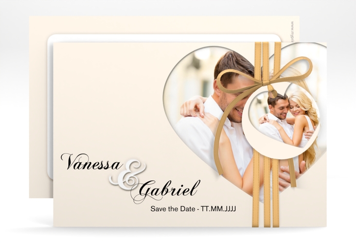 Save the Date-Karte Sweetheart A6 Karte quer hochglanz