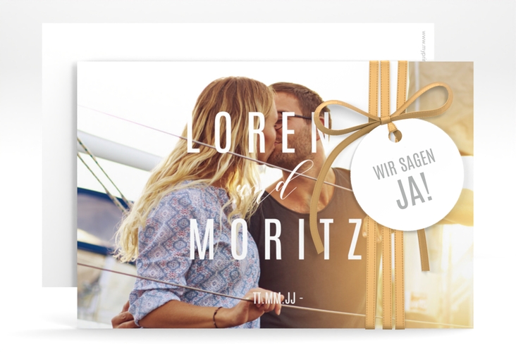 Save the Date-Karte Memory A6 Karte quer