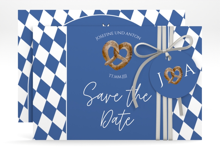 Save the Date-Karte Bayrisch A6 Karte quer
