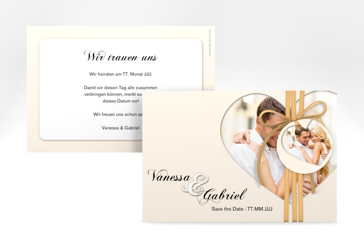 Save the Date-Karte Sweetheart A6 Karte quer hochglanz