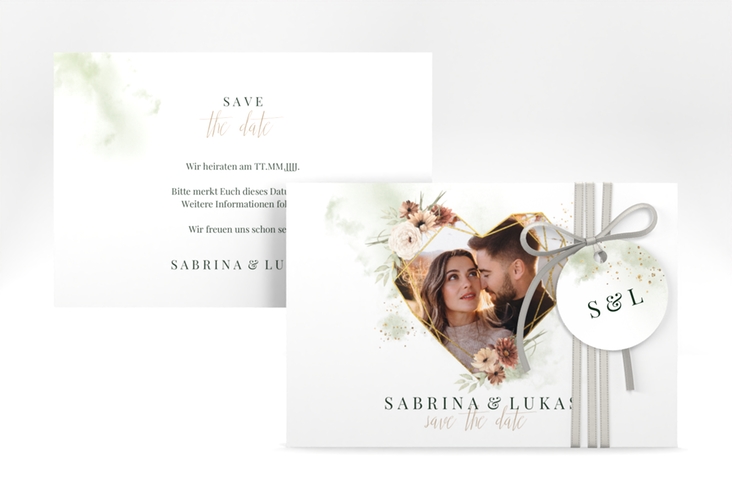 Save the Date-Karte Odeur A6 Karte quer