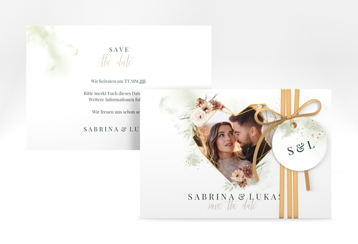 Save the Date-Karte Odeur A6 Karte quer