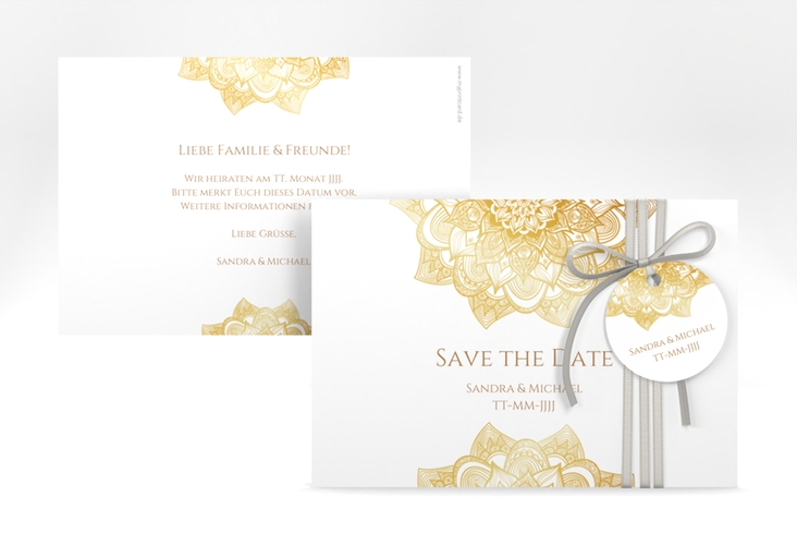 Save the Date-Karte Hochzeit Delight A6 Karte quer