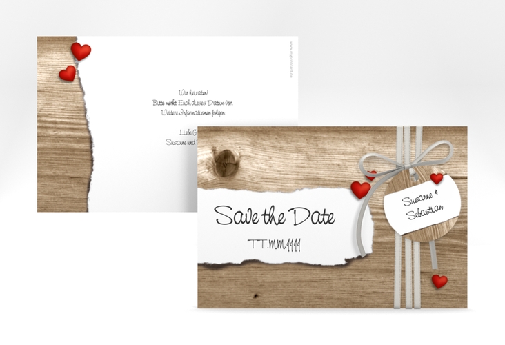 Save the Date-Karte Hochzeit Reichenhall A6 Karte quer hochglanz