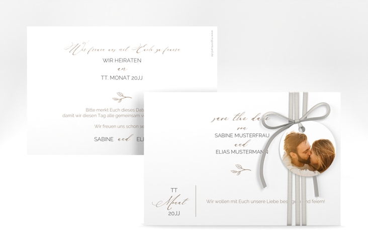 Save the Date-Karte Plain A6 Karte quer