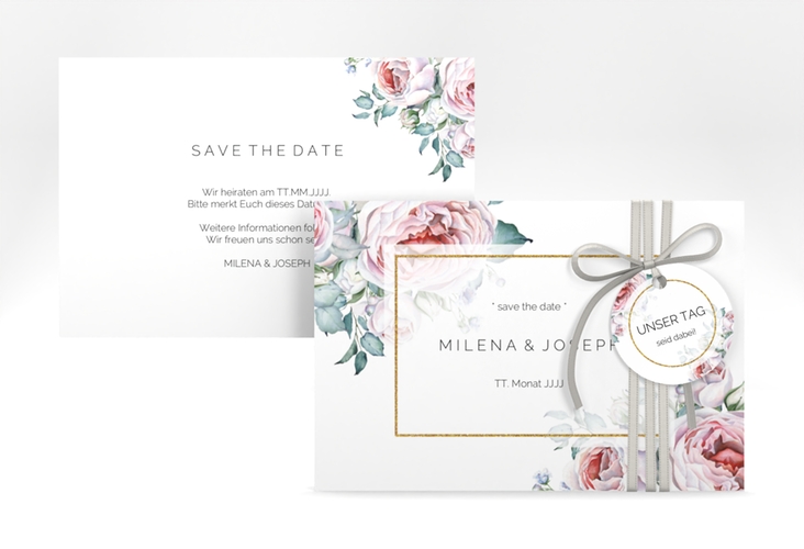 Save the Date-Karte Embrace A6 Karte quer