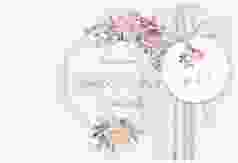 Save the Date Deckblatt Transparent "Prachtvoll"