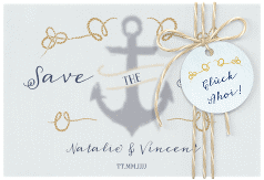 Klick: Details zu Save the Date Deckblatt Transparent "Anker" anzeigen Save the Date Deckblatt Transparent "Anker" DIN A6 Deckblatt transparent tuerkis