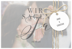Klick: Details zu Save the Date Deckblatt Transparent "Amazing" anzeigen Save the Date Deckblatt Transparent "Amazing" DIN A6 Deckblatt transparent weiss