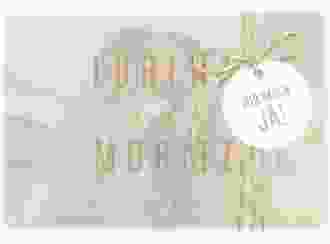 Save the Date Deckblatt Transparent Memory A6 Deckblatt transparent beige