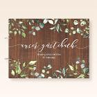 Holz-Gästebuch