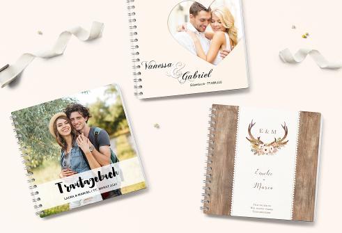 Hochzeitsplaner in verschiedenen Designs