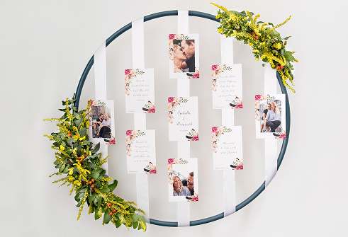 Selbstgemachte Hochzeitsdeko im Boho-Look
