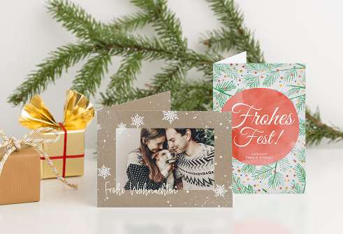 Karten für Weihnachtsgrüße