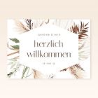 Boho-Willkommensschild