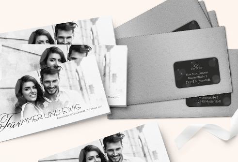 Empfängeretiketten für Briefumschläge