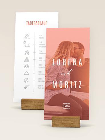 Tischdekoration Hochzeit – Papeterie online gestalten