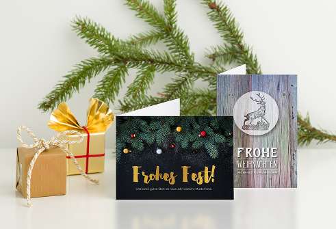 Geschäftliche Weihnachtskarten