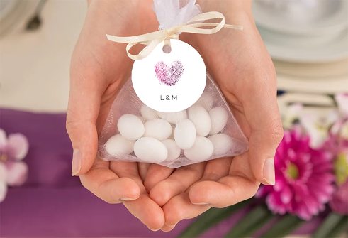 Gastgeschenk Hochzeitsmandeln