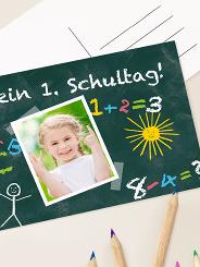 Einladungskarte zur Einschulung
