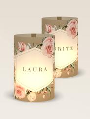 Windlichter für Vintage-Hochzeit