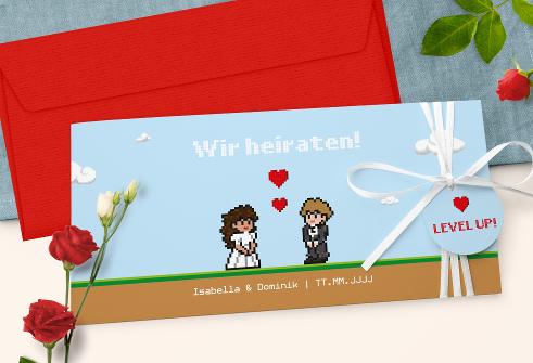 Hochzeitseinladungen im außergewöhnlichen Design