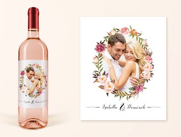 Weinetiketten Hochzeit von myprintcard