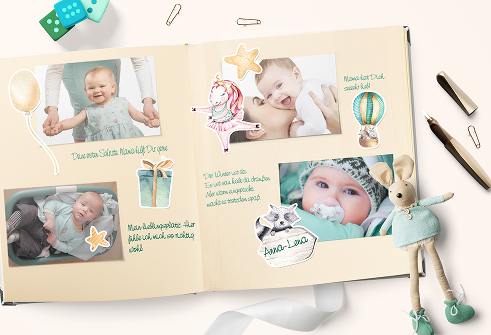 Baby Fotoalbum Selbst Gestalten Myprintcard