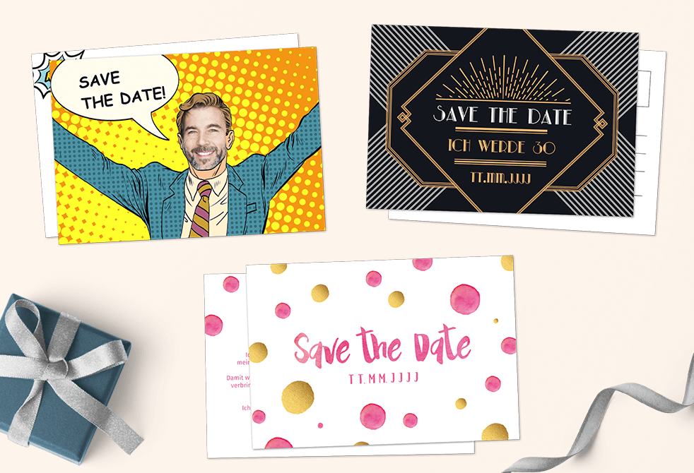 Save the DateKarten Geburtstag von myprintcard