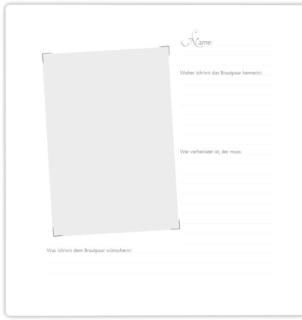 Gästebuch Seite 3