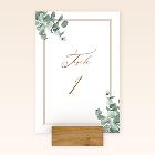 Greenery-Tischnummer